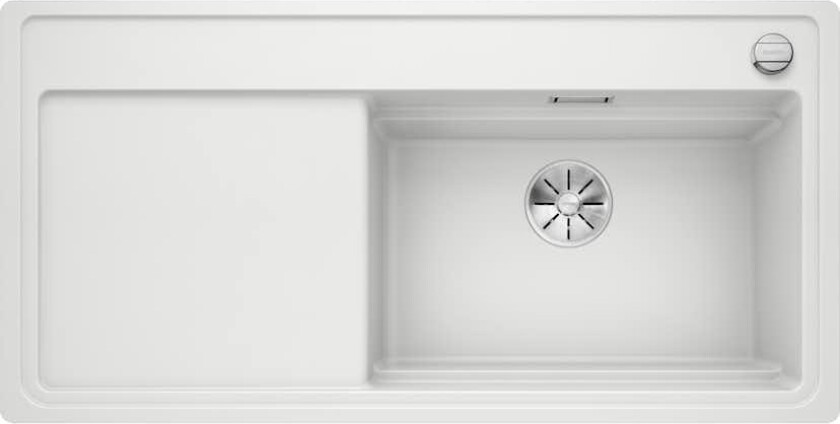 Kjøkkenvask Blanco Zenar XL 6 S F SteamEdition Silgranitt med Skjærefjøl i Glass