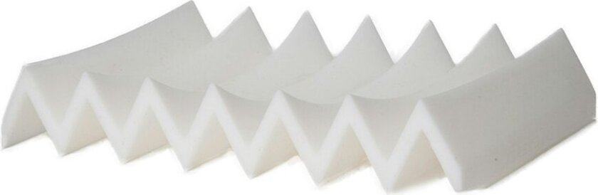 Bilde av Zig Zag Såpeskål - Såpekopper Gummi Hvit - 110380-WH