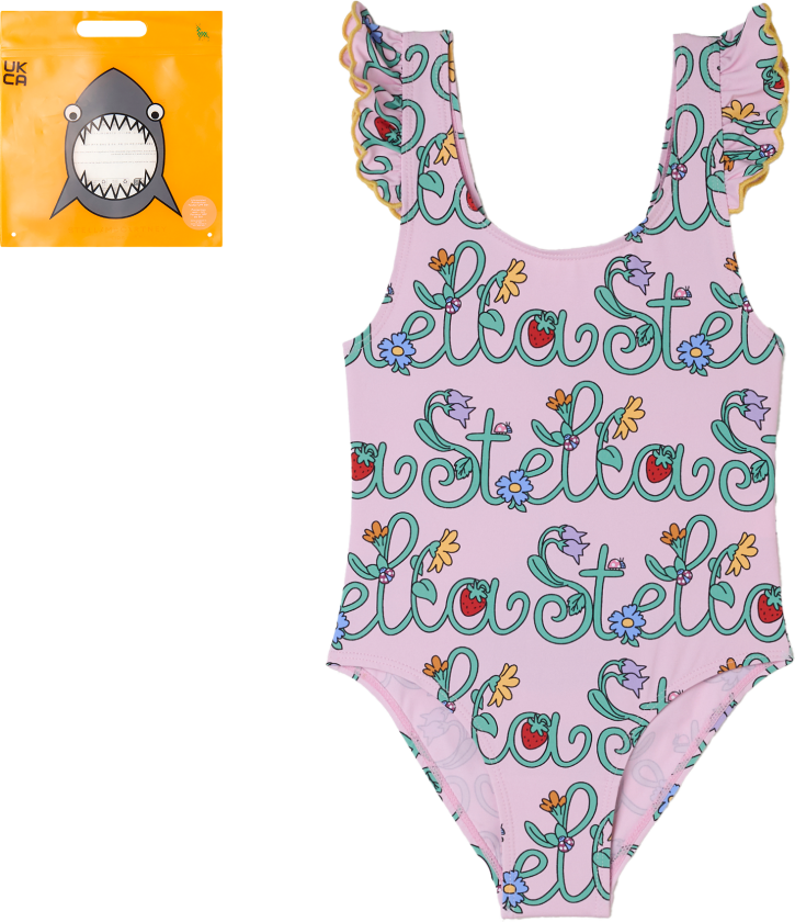 Badedrakt Rosa Multicolor Rosa/Multicolor-2 Y Lilla 2 år kvinne