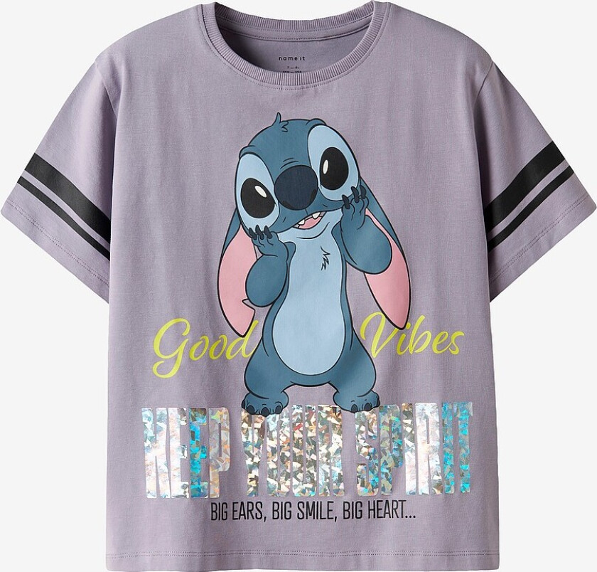 T-skjorte NkfDymi Stitch SS - Rosa