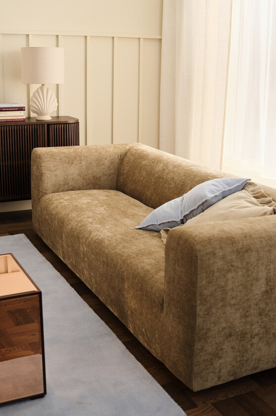 Sofa Poletta 3-seters - Brun
