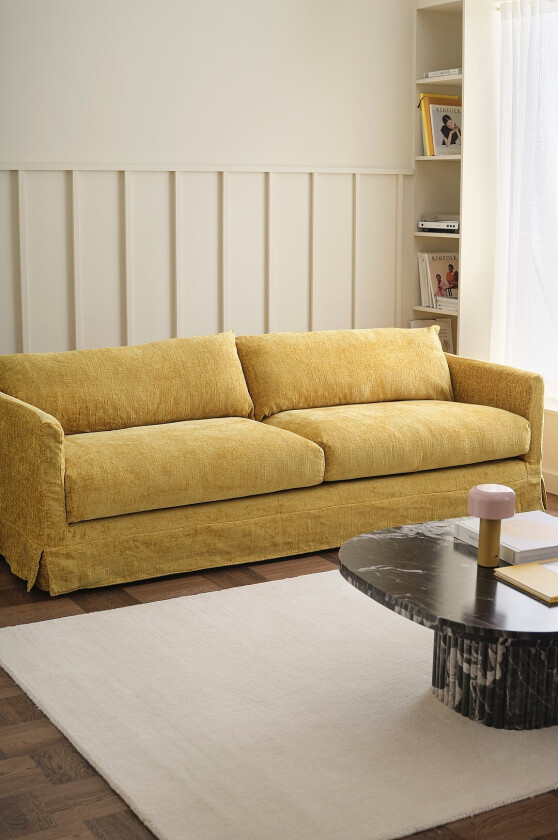 Sofa Perranova 3-seters - Gul