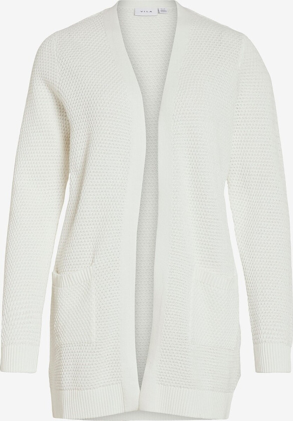 Kardigan viDalo L/S Knit - Hvit