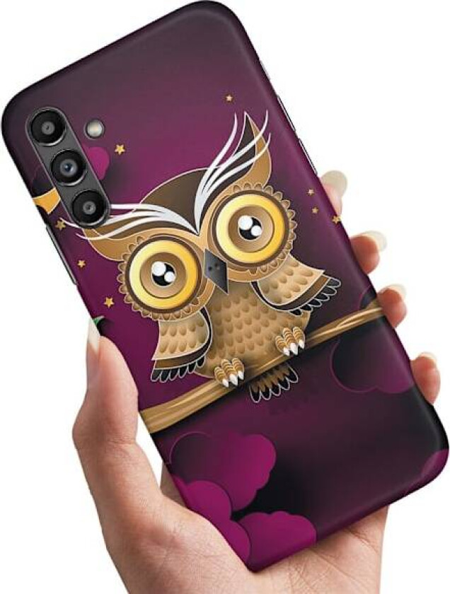 Samsung Galaxy S25 FE - Deksel/Mobildeksel Lysbrun Ugle