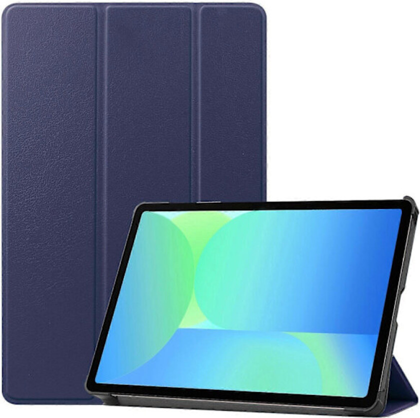 For Samsung Galaxy Tab S10 FE/S9 FE Deksel Anti-Fall Lær Stativ Tablettdeksel
