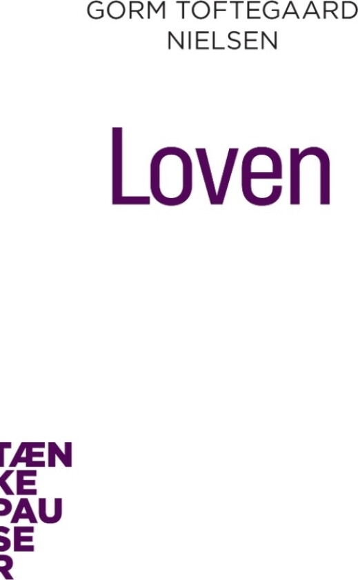 Loven | Gorm Toftegaard Nielsen | Språk: Dansk