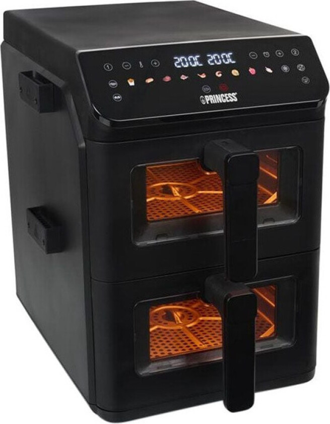 182490 Double Stack Airfryer ??? 2x5,6L, 3000W ??? Svart