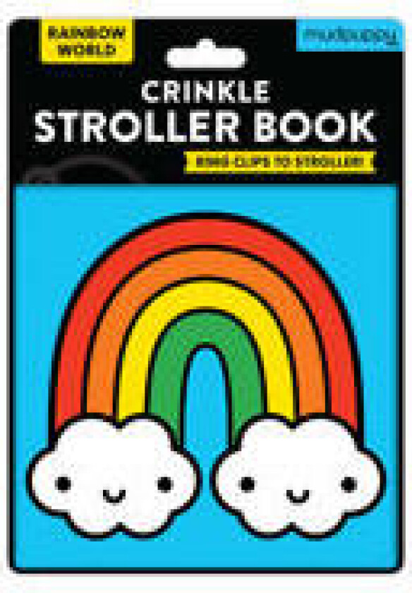 Rainbow World Crinkle Stroller Book