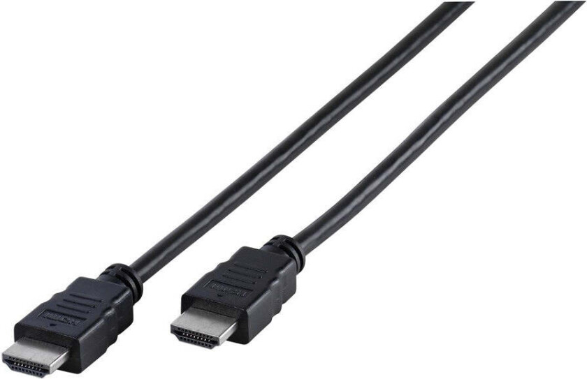 HDMI-Kabel (Hann til Hann) med Ethernet - 1.5 m - Svart
