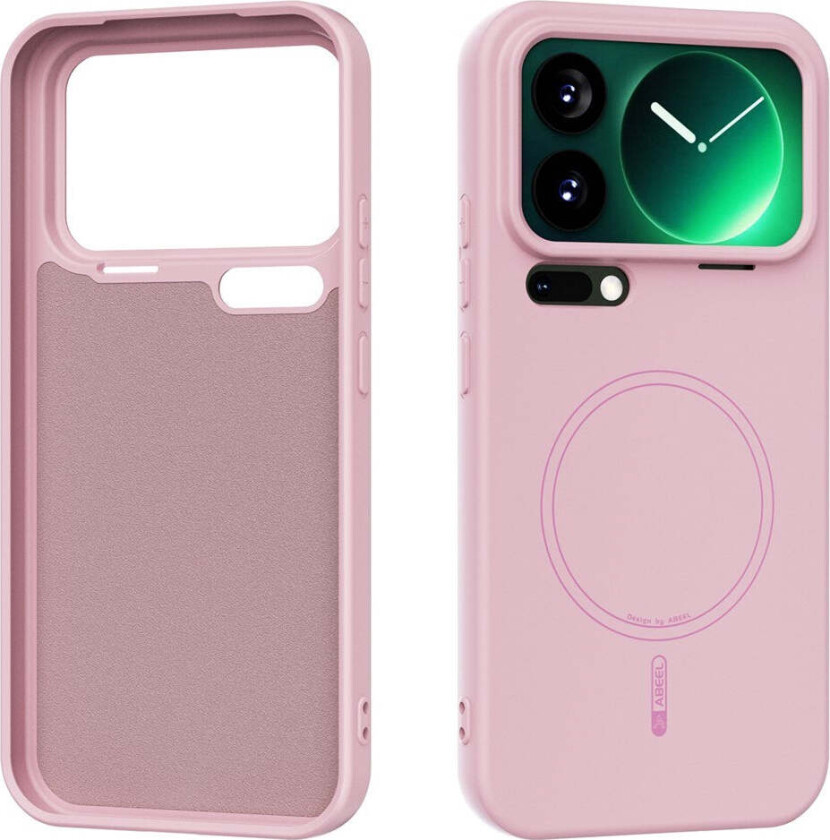 Xiaomi 17 Pro Max Silikon Deksel - MagSafe Kompatibel - Rosa