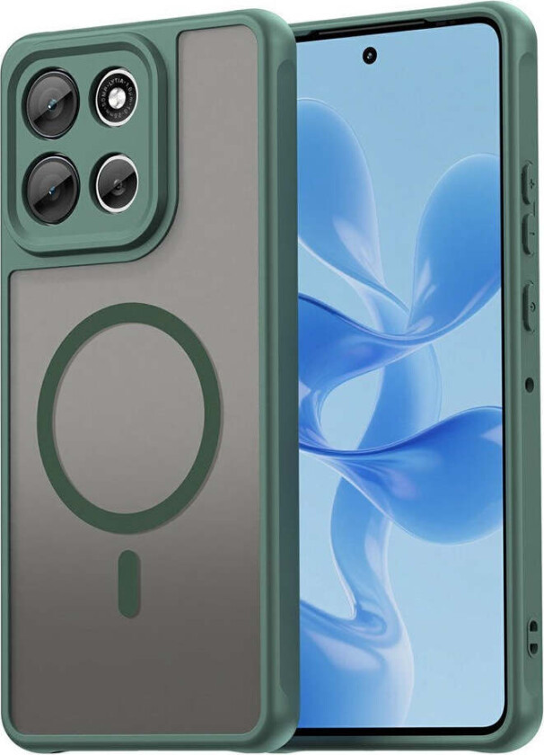 Motorola Moto G86 Power EIDERWOOD Hybrid Plast Deksel - MagSafe Kompatibel - Grønn