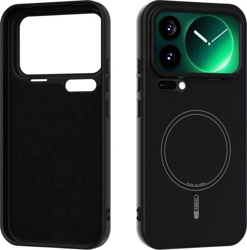 Xiaomi 17 Pro Max Silikon Deksel - MagSafe Kompatibel - Svart