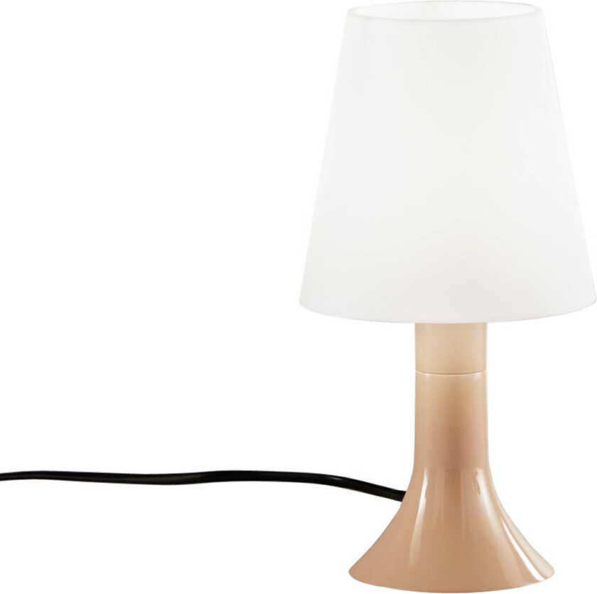 Bordlampe BINGO Lumetto, slamfarget/hvit, høyde 24,5 cm