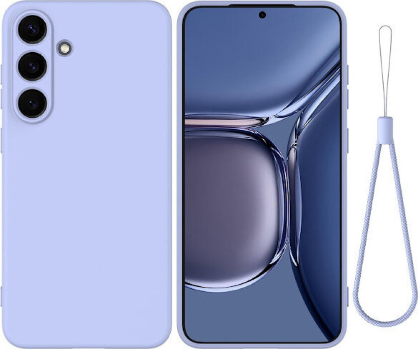 Matt flytende silikondeksel for Samsung Galaxy S25 FE - Lilla