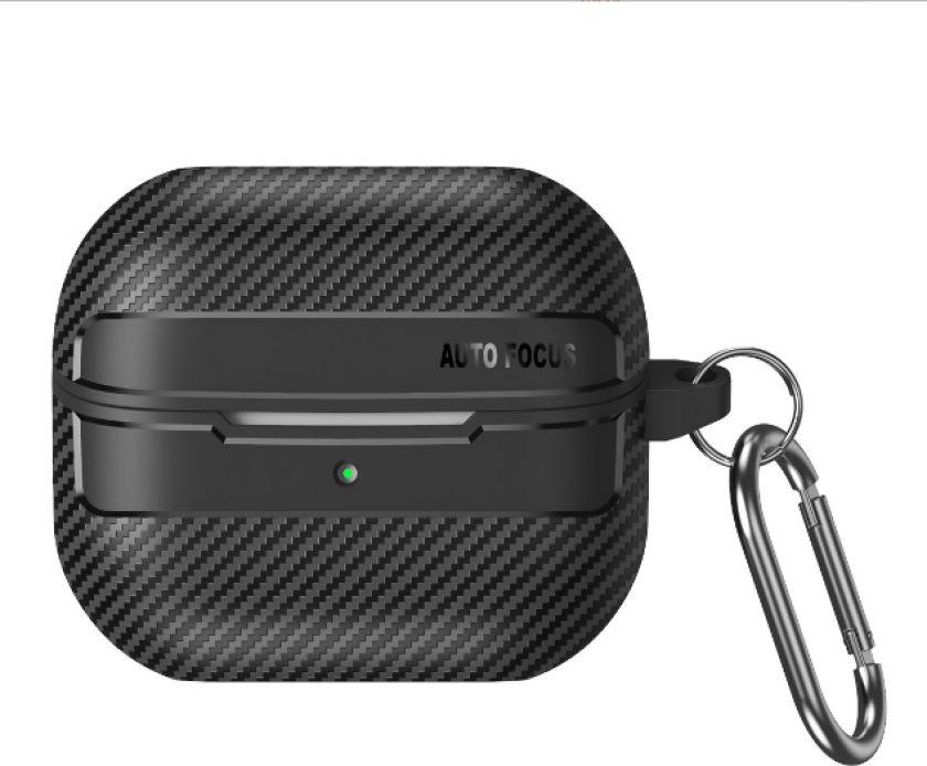 Beskyttelsesdeksel i karbonfiber til Samsung Galaxy Buds3/3pro Black