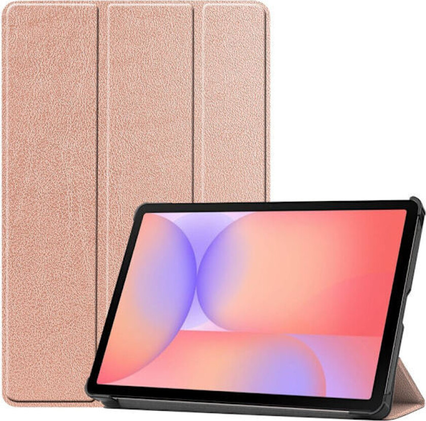For Samsung Galaxy Tab S10 Lite / S10 FE / S9 FE Deksel med Stativ - Rose Gold