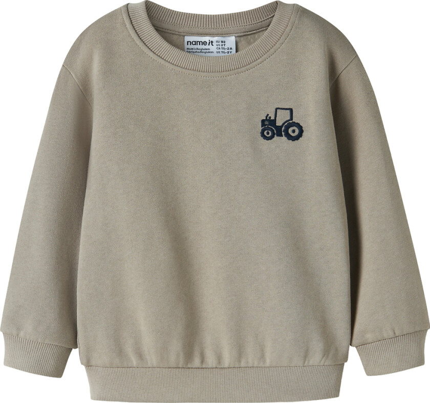 Genser - NmmVallen - Vintage Khaki/Tractor - - 3 år (98) - Collegegenser