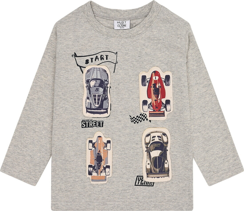 T-skjorte - HcAnton - Soft Grey Melange - - 6 år (116) - T-skjorte