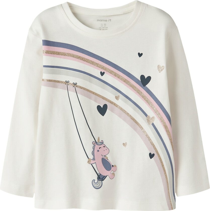 Genser - NmfValiane - Cloud Danser/Unicorn Rainbow - - 4 år (104) - Genser