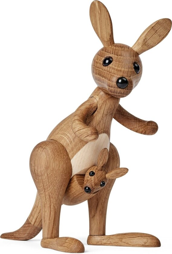 Sydney Kangaroo Trefigur 16,5 Cm - Trefigurer Eik - 2189-FSC