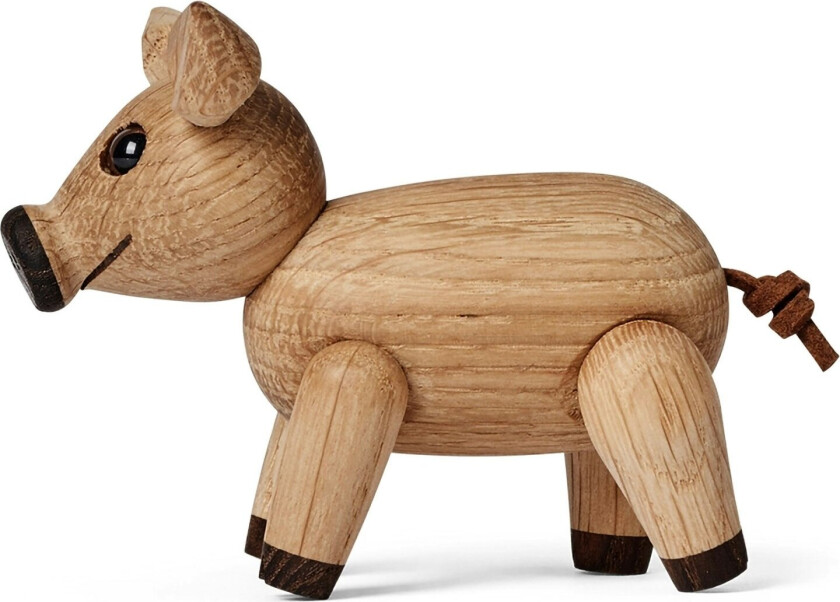 Poppy Pig Trefigur 6 Cm - Trefigurer Ask Eik - 2193-FSC