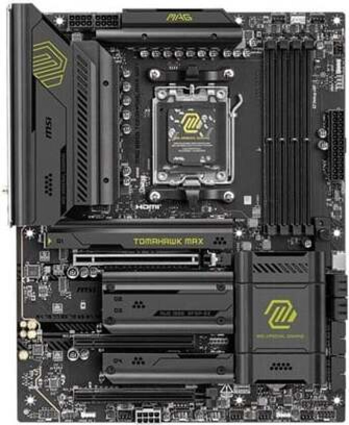 MAG B850 TOMAHAWK MAX WIFI - motherboard - ATX - Socket AM5 - AMD B850 Hovedkort - AMD B850 - AMD AM5 socket - DDR5 RAM - ATX