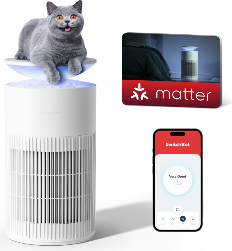 Air Purifier– Smart luftrenare med HEPA-filter