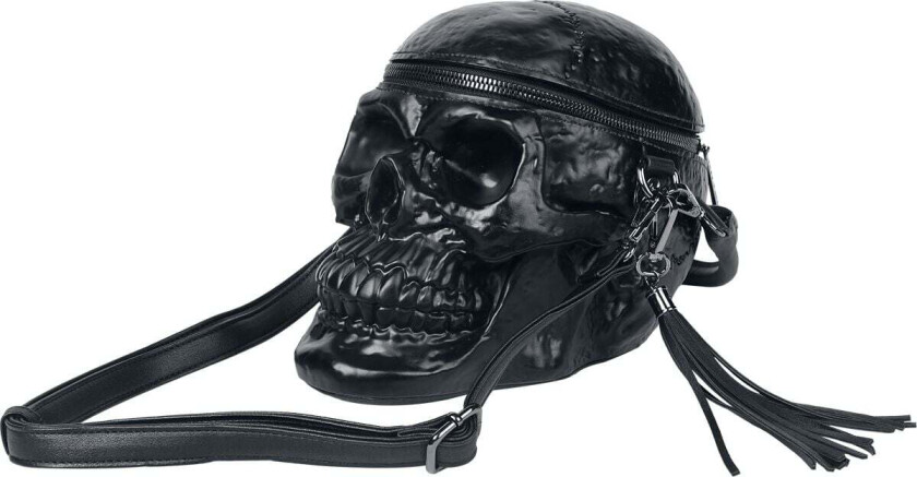 Goth Håndveske - Grave Digger Skull - Damer - svart