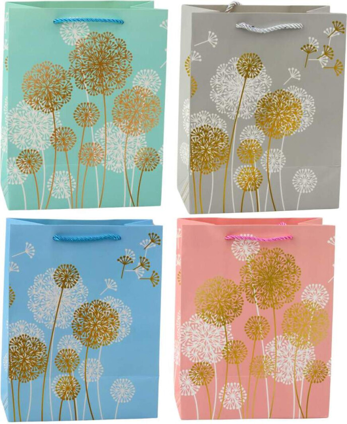 Gavepose med Golden Dandelion Elements, 23 x 18 x 10,5 cm