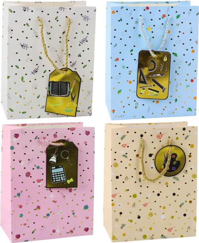 Gavepose til student eller lærer, 32 x 26 x 12 cm