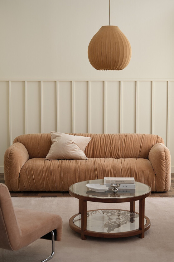 Sofa Elvisa 3-seters - Brun