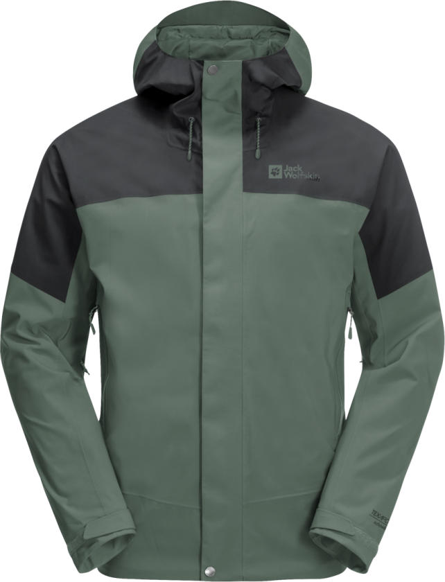 Men's Kammweg 2-Layer Jacket Hedge Green L, Hedge Green
