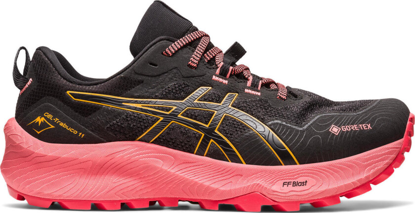 Asics Trabuco 11 Gore-Tex, vanntett løpesko, dame BLACK/SANDSTORM