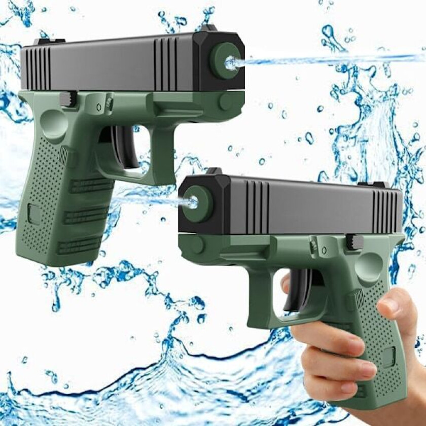 Mini vannpistoler, liten vannpistol for barn, mini vannleketøypistol, plast vannpistolleke, utendørs basseng vannkamp strandleker (N)