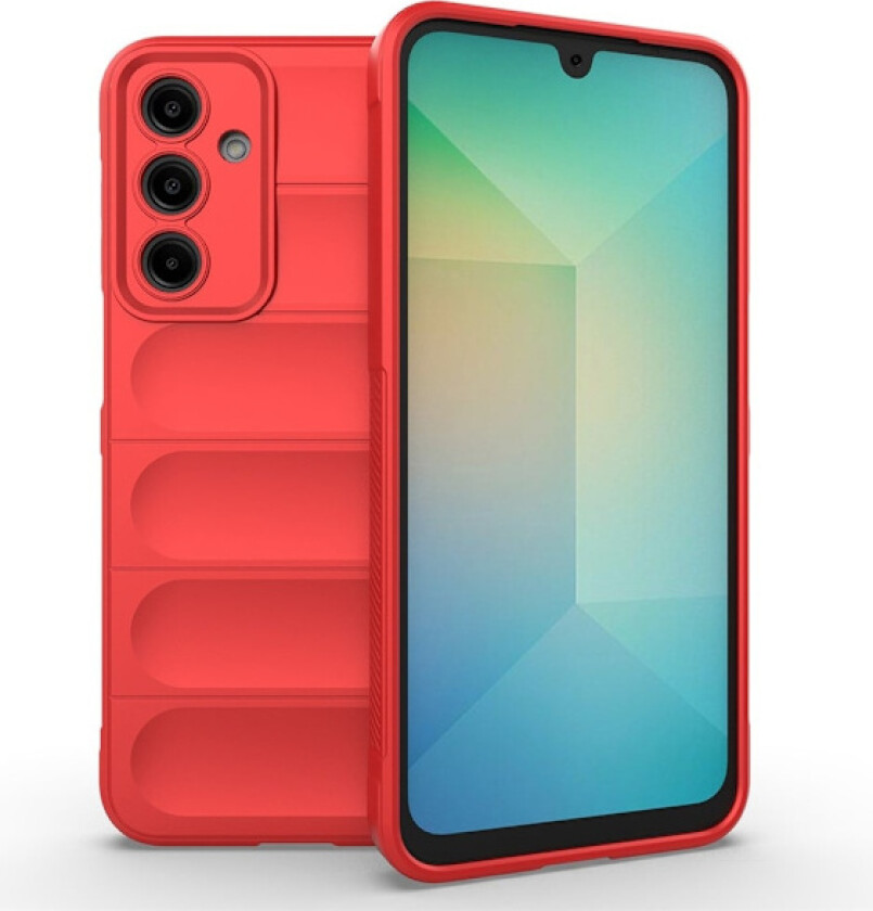 Deksel med mykt grep for Samsung Galaxy A56 - Rød