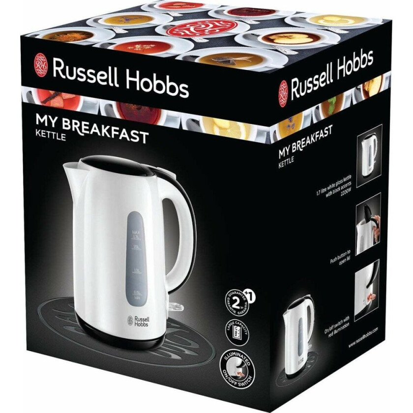 Vannkoker My Breakfast 25070-70 - Hvit - 2200 W