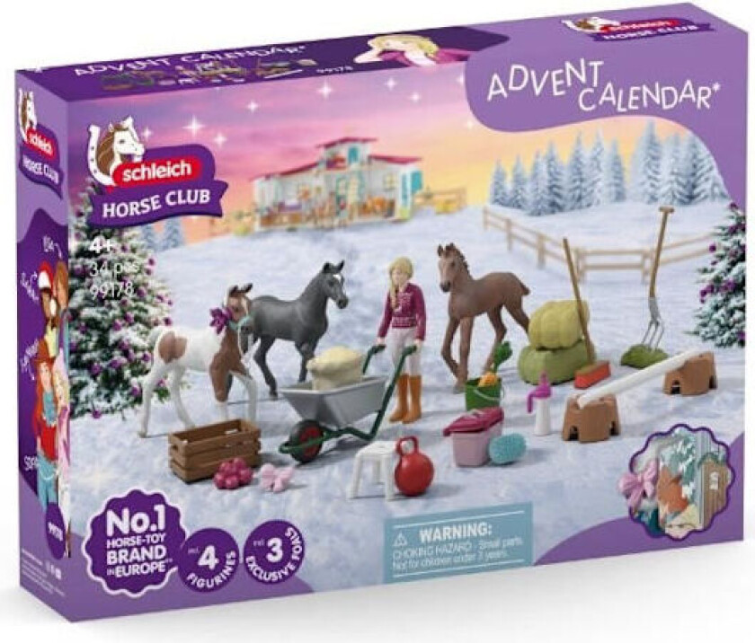 Schleich 99178 Hesteklubb adventskalender figur