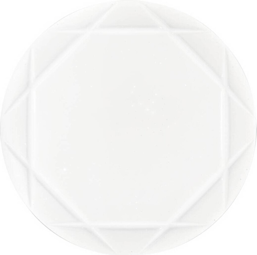 LED-taklampe Elixir, Ø 30 cm, hvit, plast, CCT