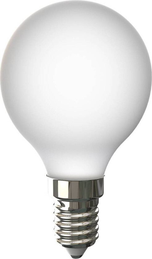 LED-pære, E14, G45, 4W, 2700K, porselen
