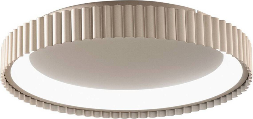 LED-taklampe Niike, gullfarget, Ø 40 cm, metall, CCT