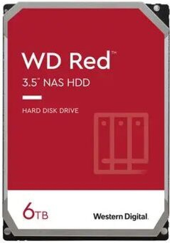 Wd Red Soho Nas 6tb 3.5" 5,400rpm Sata-600