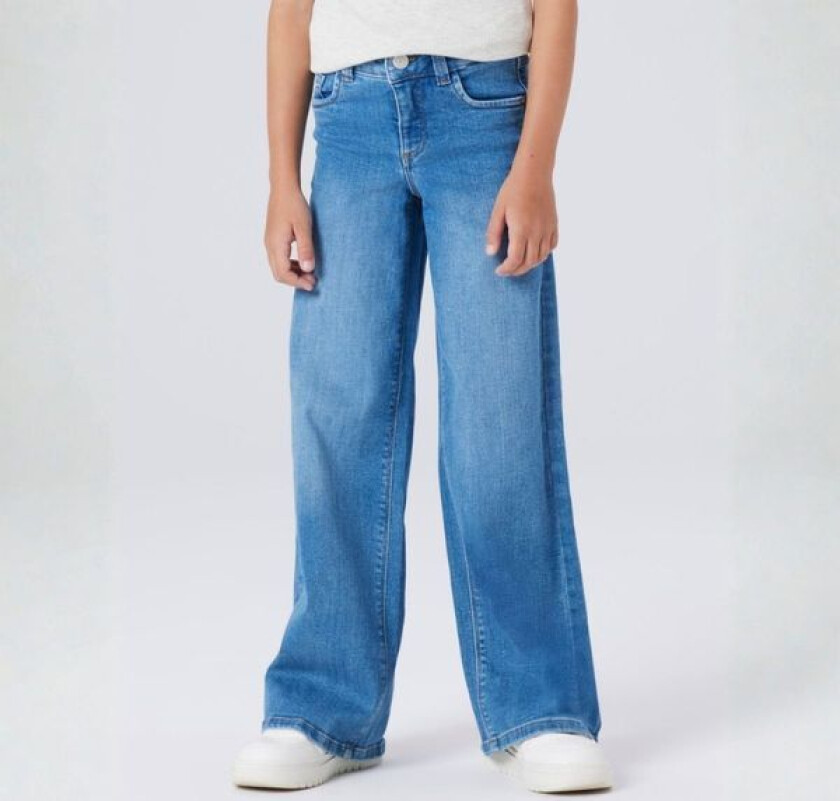 Name It - Jeans Bukse Polly X-Wide Medium Blue Denim