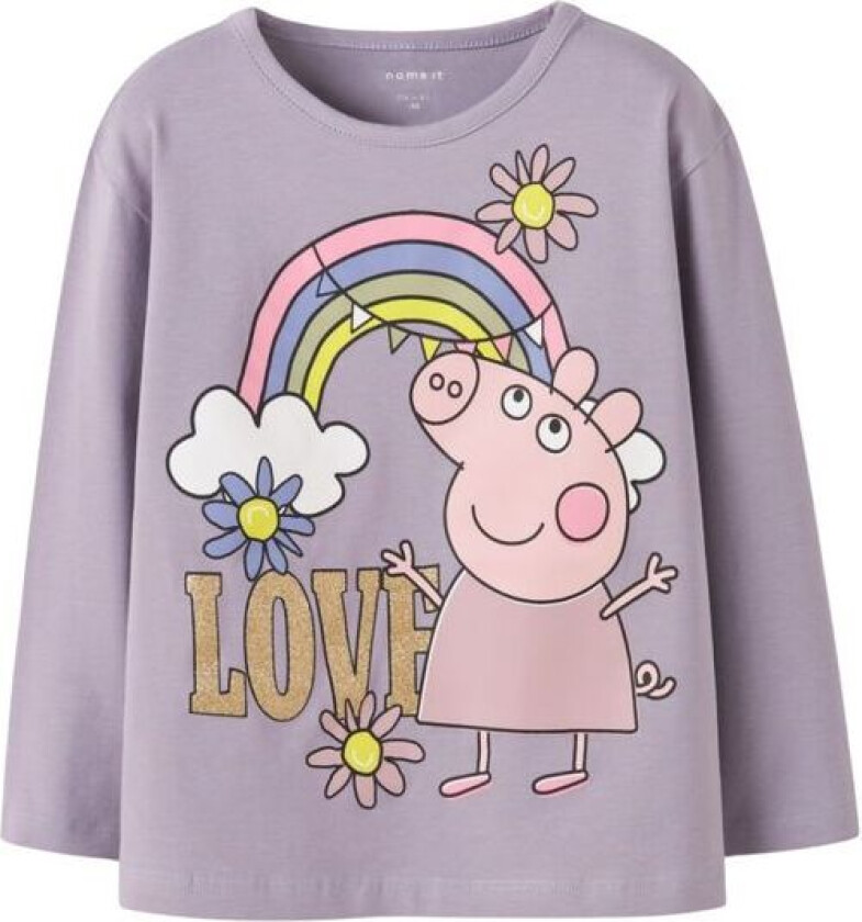 Name It - Genser Peppa Dada Lavender Gray