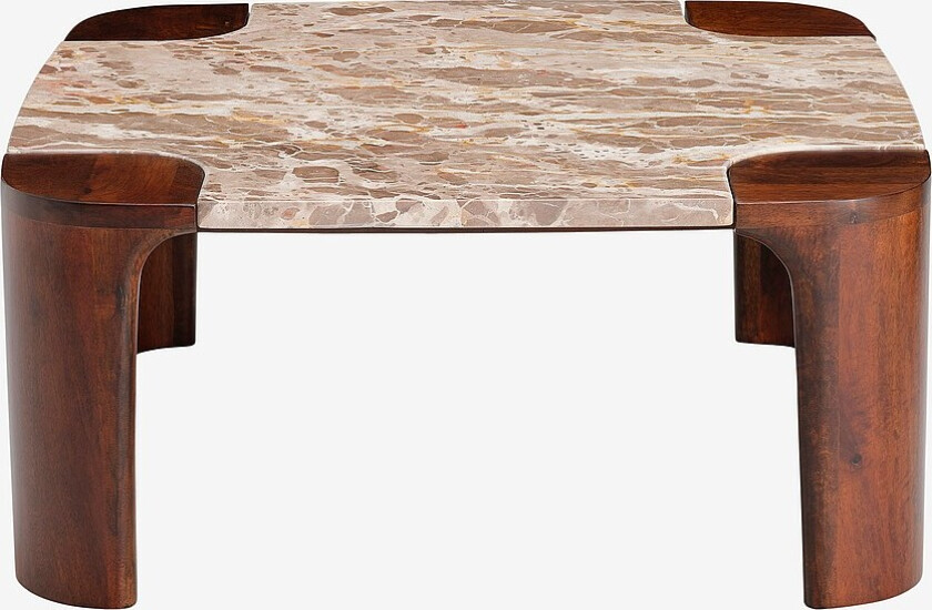 Salongbord Leonina 80x80cm - Brun