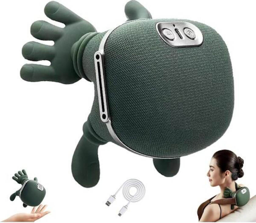 Bilde av Ny Stor Kapasitet Oppladbar Bærbar Skuldermassasje og Nakkemassasje