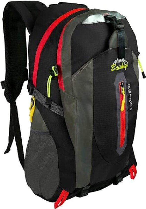 30L Ryggsekk Reise Strandveske Sportsbag Camping Kvinner Fottur Trekking Fjellklatring Menn Klatring Sykling Utendørs Vanntett Overlevelsesutstyr