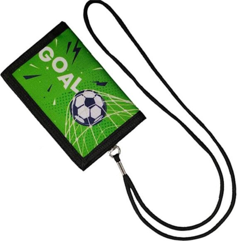 Fotball Lommebok Myntlomme Med Glidelås Og Kortholder Reise Mini Veske For Gutter