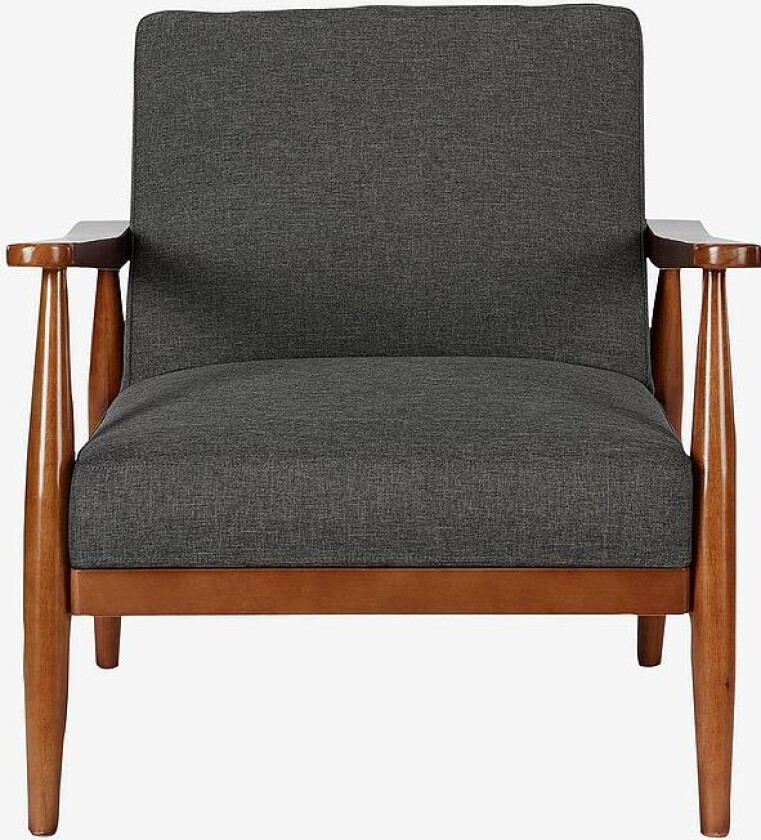 Lenestol Mid Century, Grå