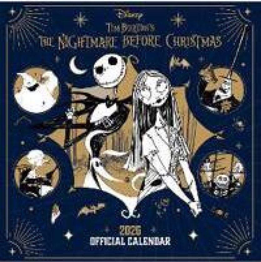 THE NIGHTMARE BEFORE CHRISTMAS 2026 SQUARE CALENDAR
