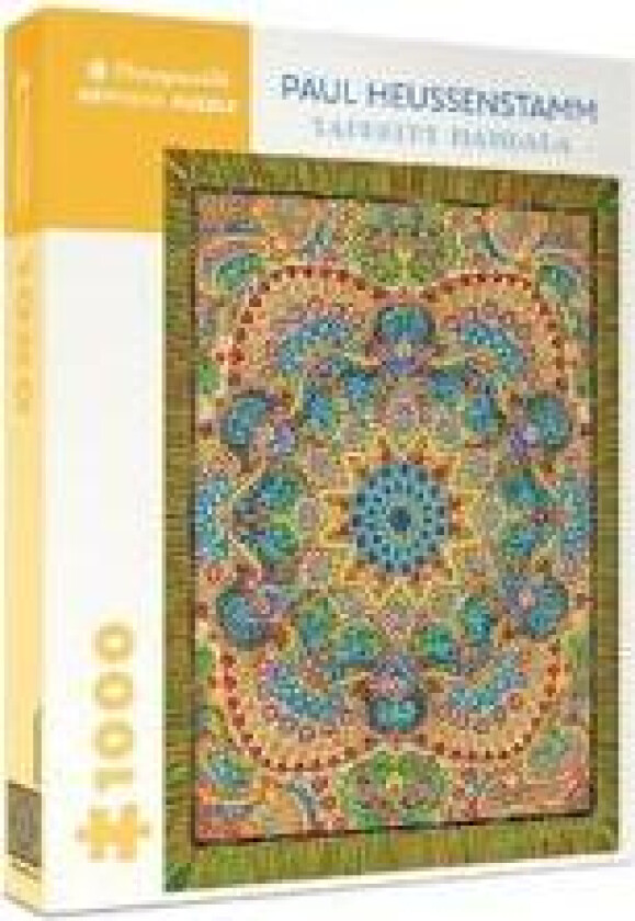 Paul Heussenstamm Tapestry Mandala 1000-Piece Jigsaw Puzzle